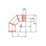 Craft колено 87° (316/0,8) Ф150 — изображение 2