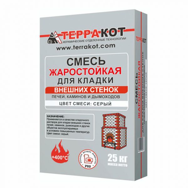 Смесь кладочная "Терракот" для наружных работ