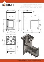 Печь для бани Эверест "Steam Master" 38 INOX (320M) (под обкладку) — изображение 4