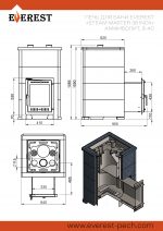 Печь для бани Эверест "Steam Master 38 INOX" Амфиболит, S-40 — изображение 5