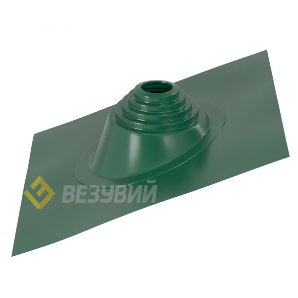 Кровельный проходник для дымохода "ВЕЗУВИЙ" №110 (д.75-200мм  420х420мм) угл