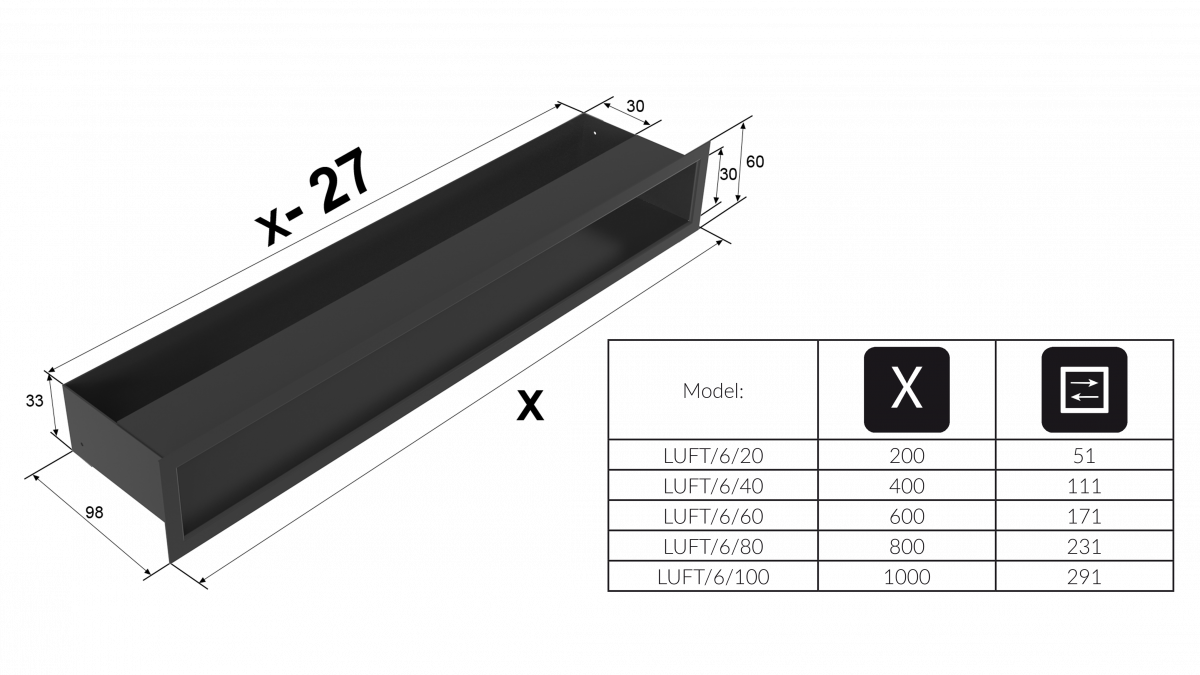 Люфт Кремовый LUFT/6/100/K (60x1000мм) — изображение 4