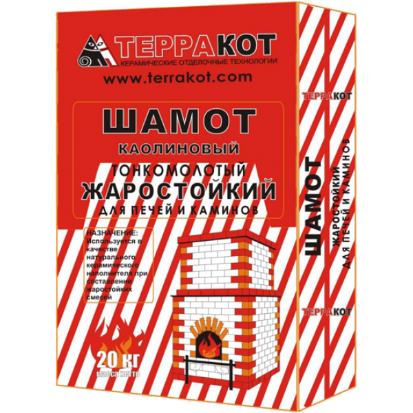 Шамот каолиновый "Терракот" тонкомолотый