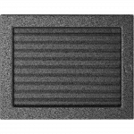 Вентиляционная решетка Черная/Серебро с задвижкой (22*30) 22/30CSX — изображение 2